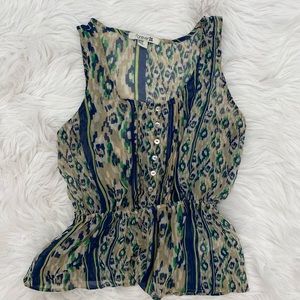 Polyester Top- cami can be worn underneath